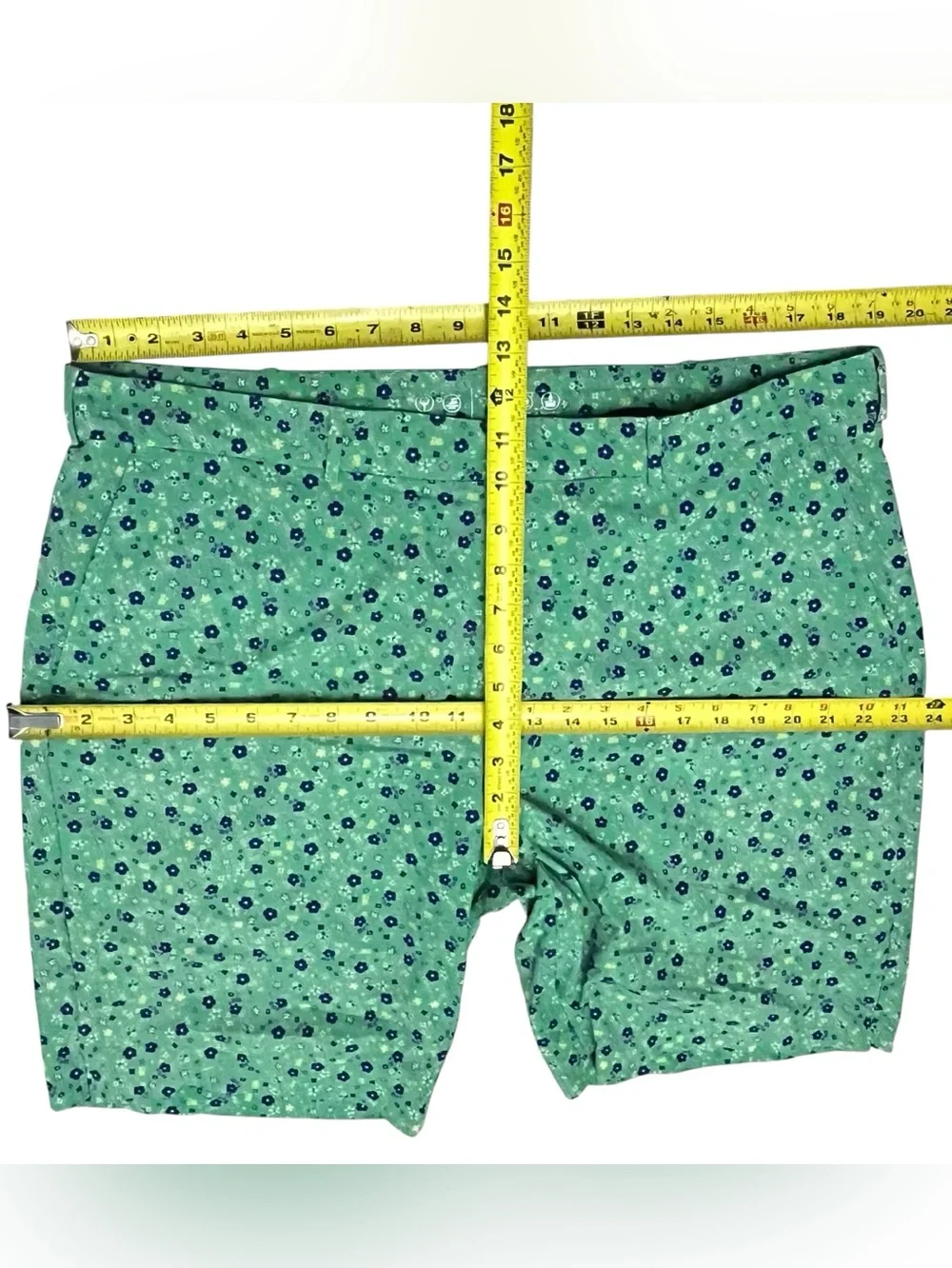 Polo Ralph Lauren Shorts Golf Swim Hybrid Wicking Mens 38x10 Green Floral Lined